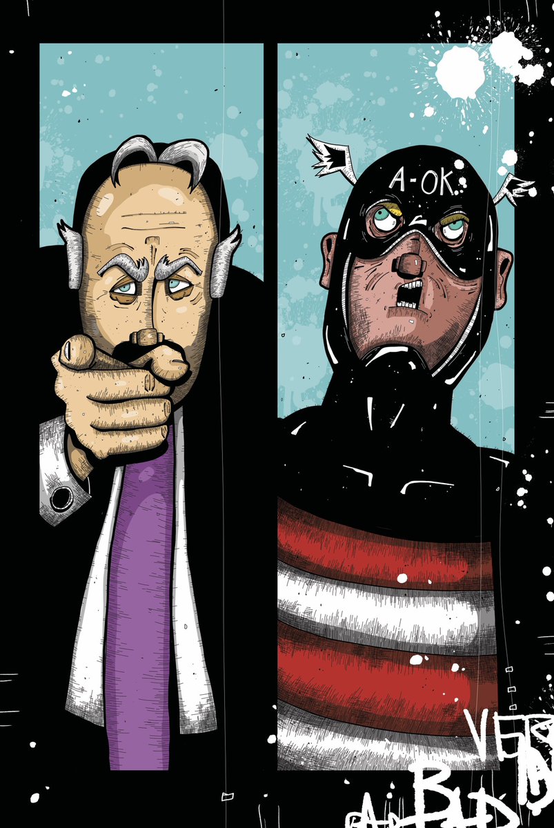 AdrieanKoleric's tweet photo. Page 6 from PERVERT HULK. Gonna try stacked dialogue bubbles down the middle of this one. https://t.co/38ccmDCiVh