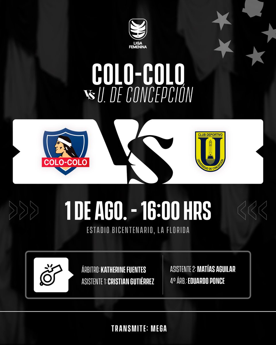 ColoColoFem's tweet photo. ๐๐๐ซ๐ ๐ฌ๐๐ ๐ฎ๐ข๐ซ ๐๐ซ๐ซ๐ข๐๐ ๐ค
Te dejamos la #GuiaInformativa de lo que serรก nuestro partido ante Universidad de Concepciรณn en el ๐๏ธ Bicentenario de La Florida ๐ค๐ค
#VamosLasAlbas
#Historicas
#VamosPorTodo https://t.co/sR15nE8Psq