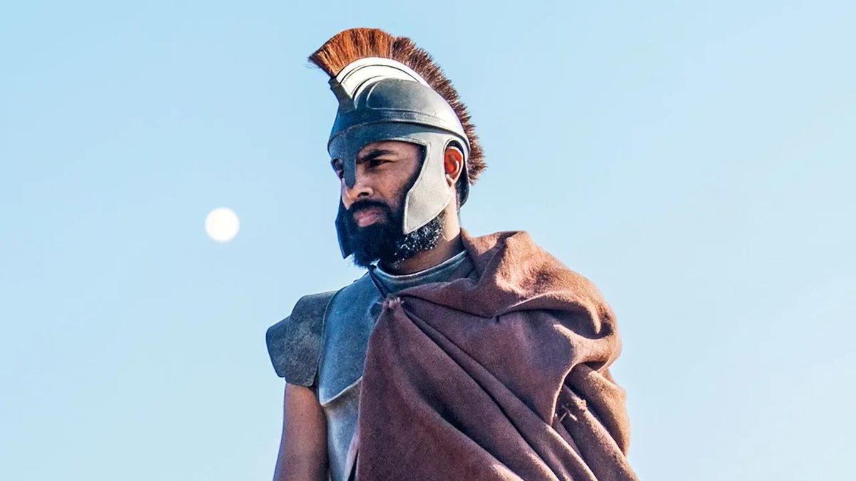 JakeAndBall's tweet photo. Most underrated performance in the Odyssey in my opinion. I thought Himesh Patel was absolutely incredible as Eurylochus. 

The desire to be allegiant to Odysseus, the doubts creeping in, the anger after Scylla, the eventual resistance and defiance…really really awesome showing. https://t.co/HhXlmHttCt