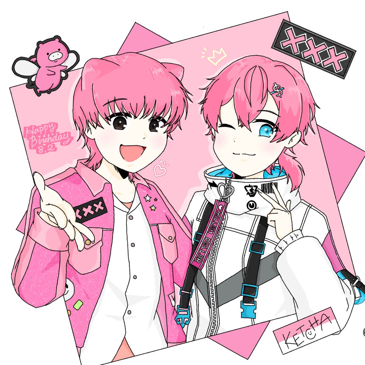 zoo__shimi's tweet photo. *･゜ﾟ･*HAPPY BIRTHDAY:*･゜ﾟ･*

けちゃくんのすべてが大好き💕
これからもポンコツ？でもメンバーからもリスナーからも沢山愛される素敵なけちゃくんでいてください！
これから先も応援してます📣

素敵な１年になりますように✨
#けちゃ誕生祭2026
#けちゃあーと
#ねぇけちゃお https://t.co/oDjp3anRdv