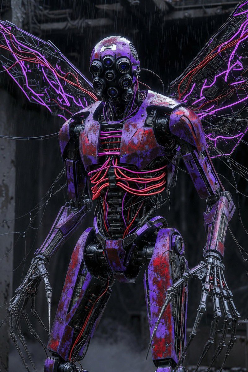 StevenSchwartze's tweet photo. The wings have it. #vinkocollection #robots https://t.co/jkeXe5No1Z
