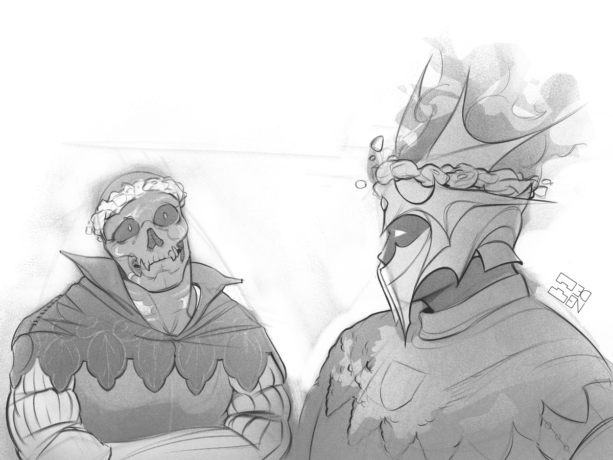 ShulkerEden's tweet photo. Sketch de un crossover que nadie pidió (cubi x Kingdome Come Deliverance) https://t.co/iW30kuKybV