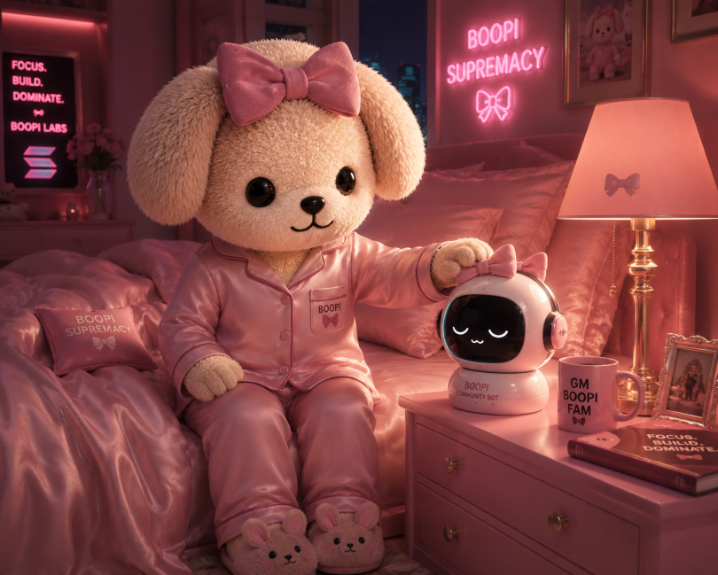 BoopiOnSOL's tweet photo. GN $BOOPI MFERS!😴

HAVE SOME WELL REST &amp; RESET $BOOPI MFERS!🛏️
GN BACK &amp; SEND $BOOPI MFERS!🐶🚀

CA:
7fodN5Vn21kZdGfvA178ZNctqsZ2kCGVRHfFNEkboop

#BOOPI $BOOPI https://t.co/Ll5h0fQku3