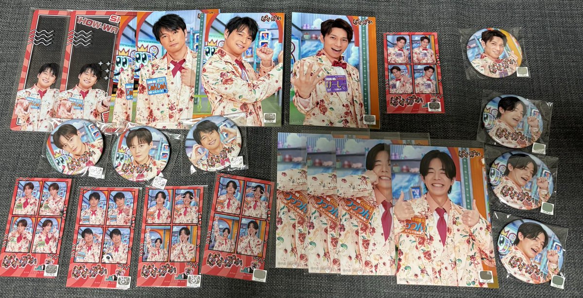 Ard3pt's tweet photo. SHOW-WA MATSURI
ぽかぽか卒業記念メモリアルくじ

お譲り先を探しています🙇‍♀️

在庫が変わった為、再投稿です！

【譲】画像のもの
【求】定価＋送料（購入時にかかったもの）
缶バッチ以外は🟦❤️🩷と交換も可能

お気軽にお声掛けください😊

#SHOW_WA譲
#MATSURI譲 https://t.co/Dq8WEuV1W4
