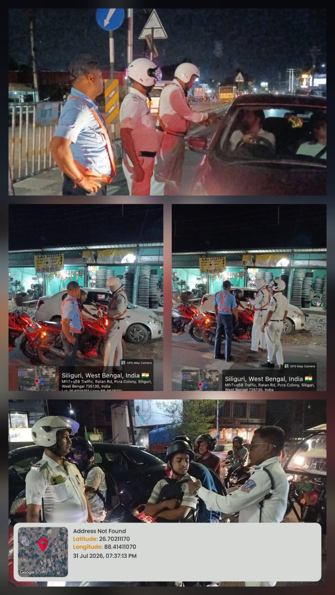 SiliguriPolice's tweet photo. #SiliguriTraffic #SiliguriTrafficOfficial #SiliguriMetropolitanPolice #SiliguriPoliceCommissionerate #WestBengalPolice #WBP https://t.co/hqD7GeugXf