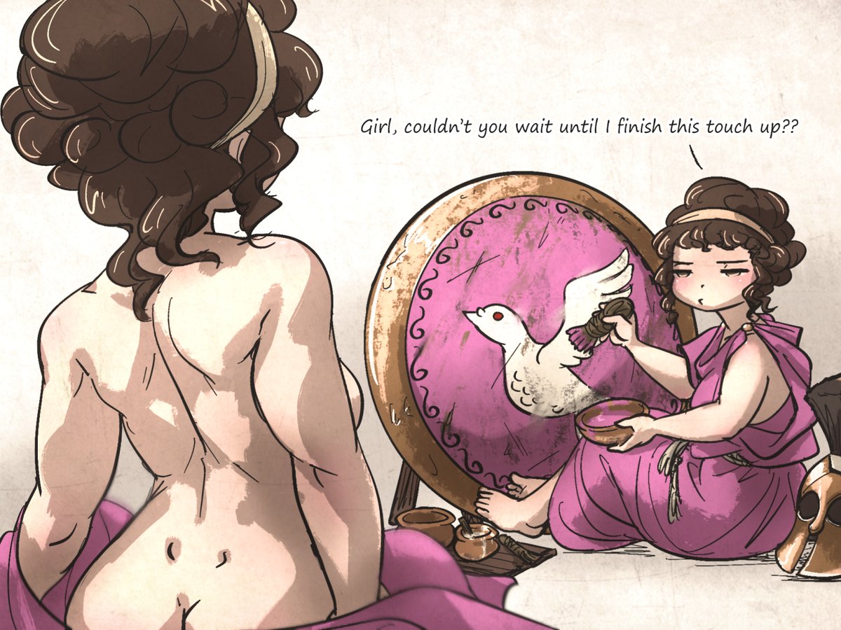 Ironlilyart's tweet photo. Always that roommate who ruins your flow. https://t.co/9j7ouEct07