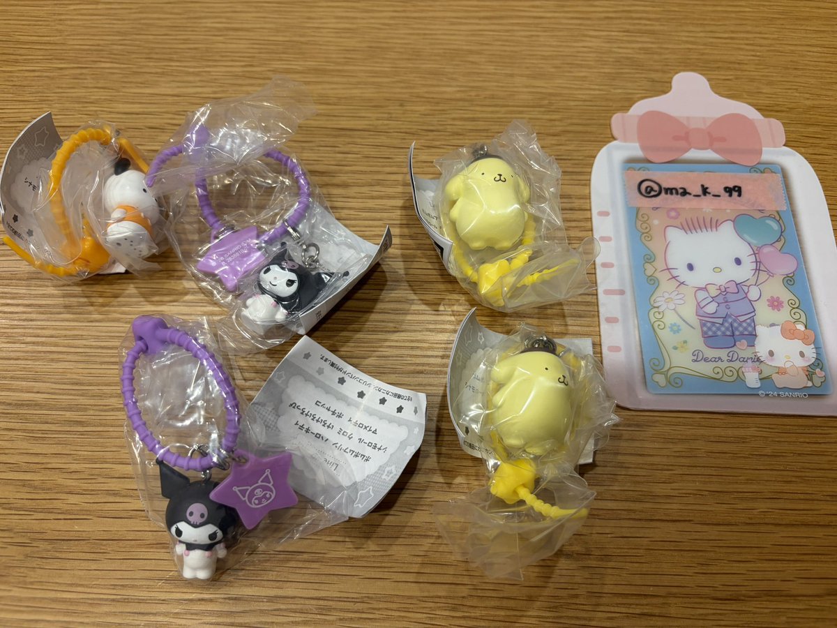 ma_k_99's tweet photo. サンリオ ななほしカラフルマルチチャーム 交換 

譲┊︎ポチャッコ クロミ ポムポムプリン

求┊︎キティ 何個でも

郵送でのみ📮交換お願いいたします𓍯

物によりますがキティ異種交換も可能です。
(日焼け、足長は苦手です💦) https://t.co/Mmshr5D4Mf