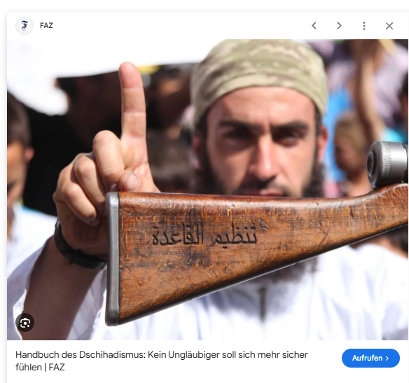 OzelotN86696's tweet photo. @nurich_ein43128 @Oliver141269 #Messerdschihad
#stabbing_attack
#knife_attack
Das, was in Israel seit Jahrzehnten täglich droht, passiert nun auch in der EU. https://t.co/hmsTwGmoLt