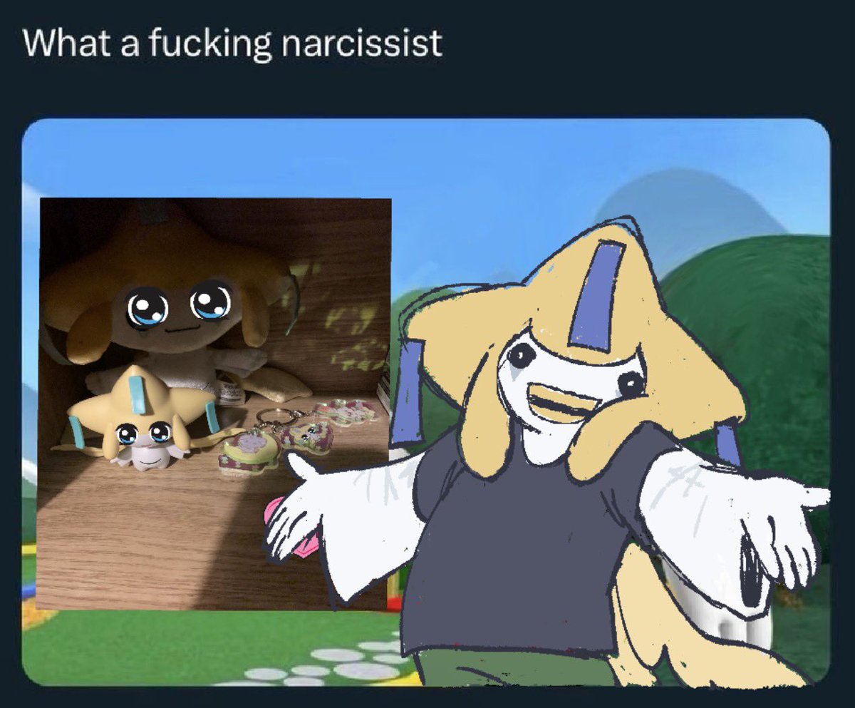 tacoeate's tweet photo. "hello tem its blam would temrachi like my jirachi collection" -> hi blam yes hed love it https://t.co/AFkmUrVENt