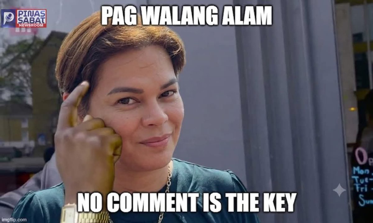 coachjarret's tweet photo. PARA DI HALATA NA 8080 DIN SI SARA, NO COMMENT. SYA YUNG DI MAKATULOG KASI!

#pinassabatnewsroom #SaraDuterte #PaxSilica https://t.co/WsbkKXbc3j