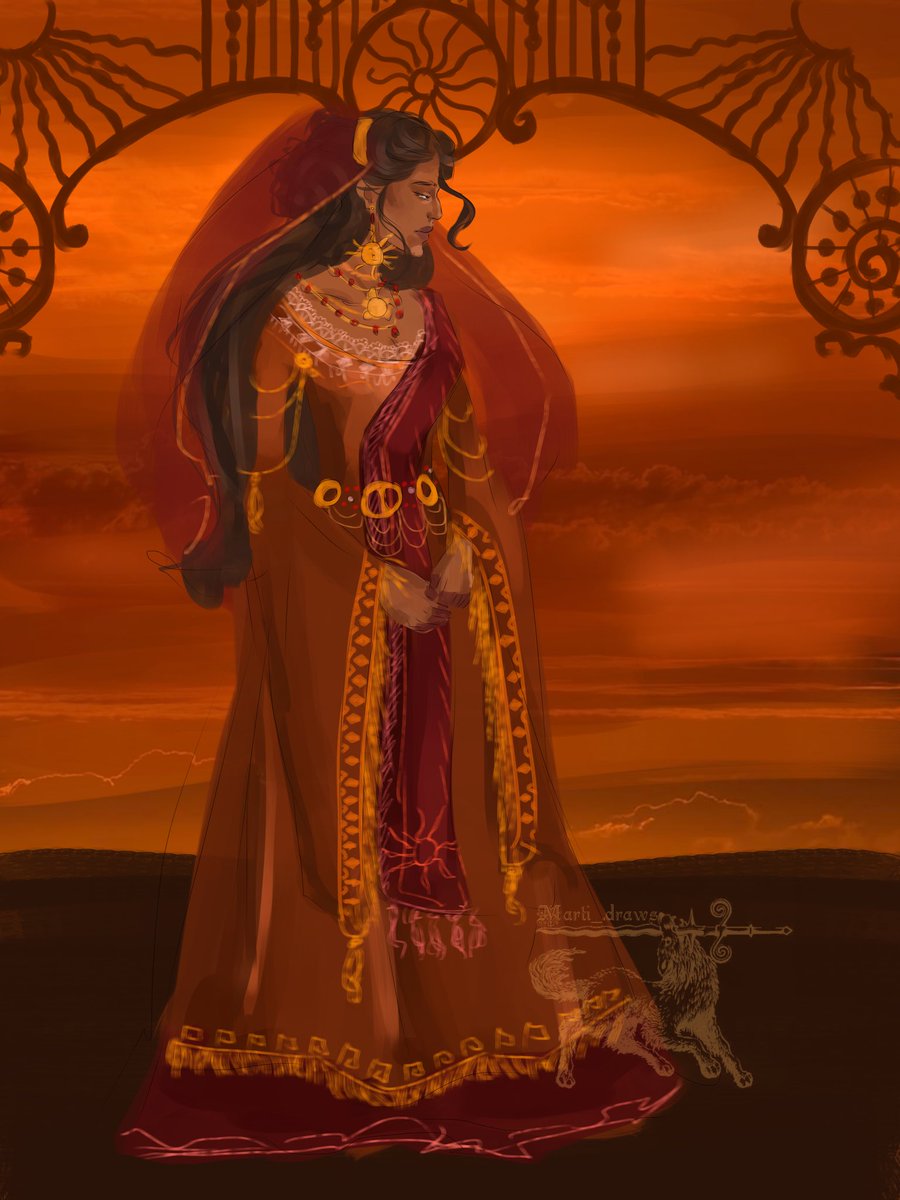 Marty_Draws's tweet photo. Elia Martell!! 
#martell #dorne #ASOIAF #Eliamartell #gameofthrones #fanart https://t.co/xT5JbFH3pr