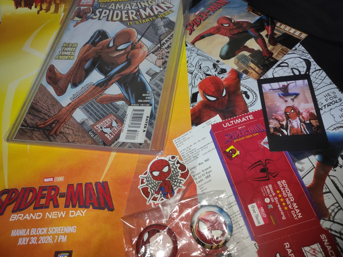 Chranieldizon's tweet photo. Happy Spider-Man Day! 🕷️

Watching Spider-Man: Brand New Day in ScreenX and again with fellow webheads at the Spider-Man Philippines Community Block Screening was an experience I won't forget.

#SpiderManDay
#SpiderManBrandNewDay
#SpiderManPhilippinesCommunity
#SMCinema #ScreenX https://t.co/YaOfVTi6SV