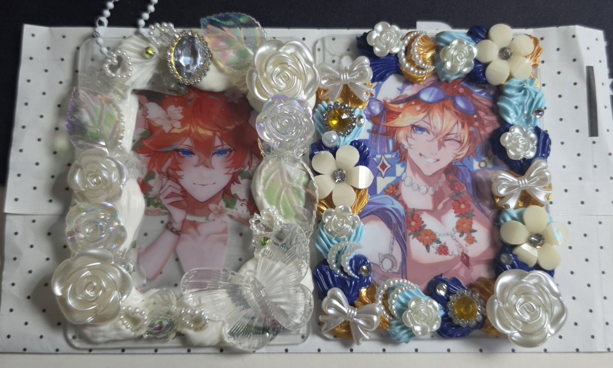 matveimaestri's tweet photo. I had to fit my new pocas in toploaders and they go so well together when I didn't even have these combos in mind LMAO

They're so gorg and pretty 🥹🥹 https://t.co/sI69kLiWac