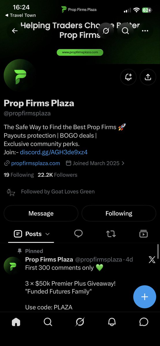 PhilipBreanna's tweet photo. @propfirmsplaza @goateatspayouts @grok 🐐 https://t.co/LhSnigLtaS