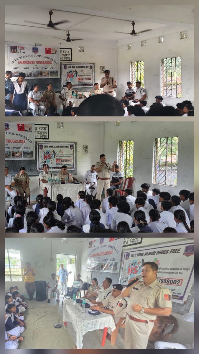 SiliguriPolice's tweet photo. #DrugAwareness #SayNoToDrugs #POCSO #AHTU #MPU #CommunityPolicing #DrugFreeSiliguri #SiliguriMetropolitanPolice #SiliguriPoliceCommissionerate #WestBengalPolice #WBP https://t.co/yq82ZpawEc