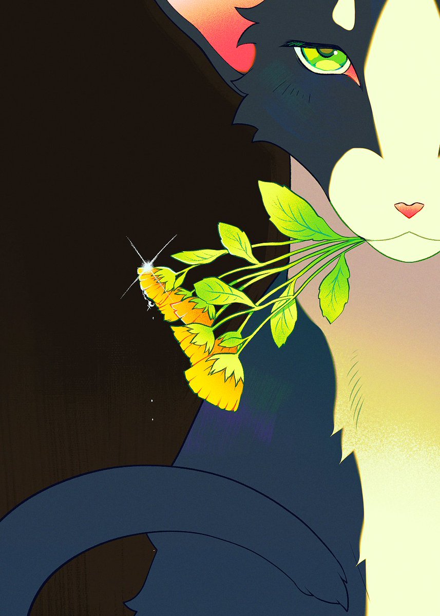 pliszki's tweet photo. hi there, made this account to try and start posting some of my cat art on here... my past attempts usually ended quick, but perhaps with the power of queue i will rise. first post: artfight attack on my friend husarii of her character, beetlepaw! #warriorcats #oc https://t.co/Q2sE0Lx7f9