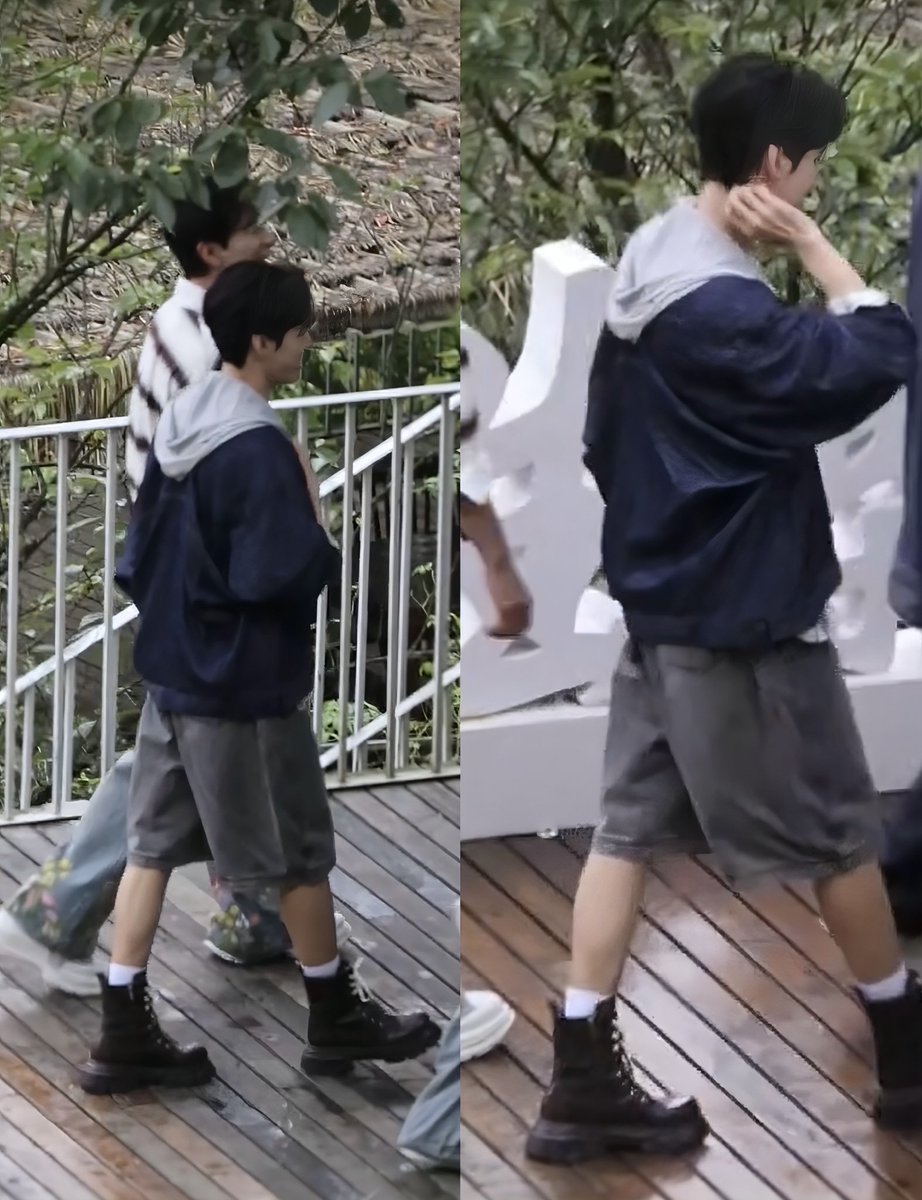 gjredplum's tweet photo. パーカーにハーフパンツ、ブーツを合わせた王道コーデが少年のようで大好き😍
圧倒的な美脚スタイルに抜群の等身バランス✨

#地球超新鮮2 #地球超新鮮成都
#GongJun #龚俊Simon #龚俊 https://t.co/8788lHj7zu
