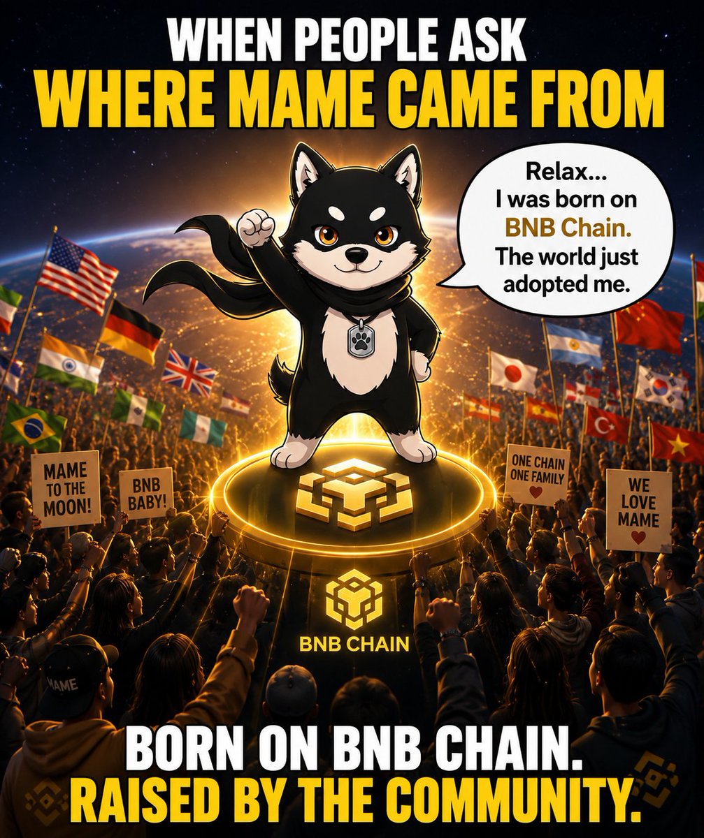 Opporhist's tweet photo. Incredibly bullish on its future with @MameBNB  @BNBCHAIN

 #MAMECreativeChallenge #SaveMemeCulture https://t.co/PU8SbV6SDf