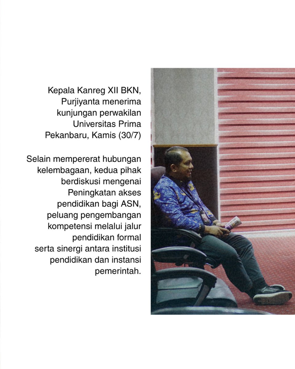 kanreg12bkn's tweet photo. Peningkatan kompetensi ASN tidak hanya melalui pelatihan, tetapi juga dapat didukung melalui pendidikan formal. https://t.co/5SeXidLRDs