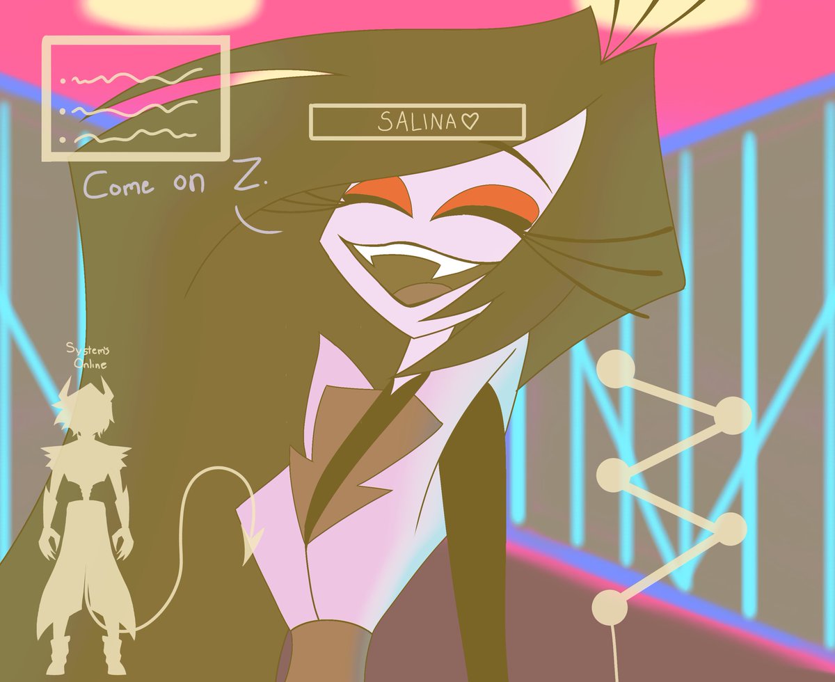 SStriker642's tweet photo. New log date:
Every since letting Salina work under me it’s safe to say that things have made my life more lighten as sinners shall say it
My diagnostics don’t read saying everything is normal but I feel something off about me
#HazbinHotel #HazbinHotelSalina #Salina https://t.co/y9tnGJhcgg