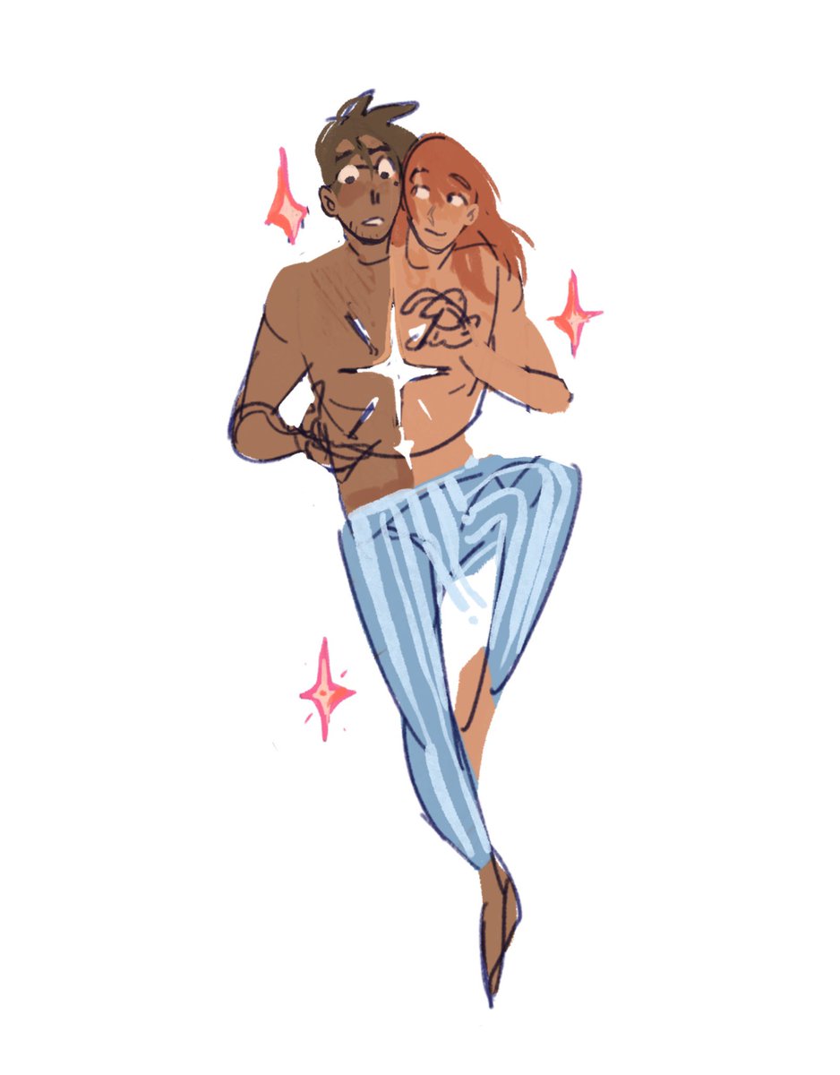 Toth__M's tweet photo. A little bit of affection 😌

And since I slept well I’ll answer some of your questions before you ask them:

- Alex and Ambre are not related
- they were born and raised in two separated bodies
- They were stuck like this under mysterious circomstances involving a shooting star https://t.co/Qu8LUOCE9u