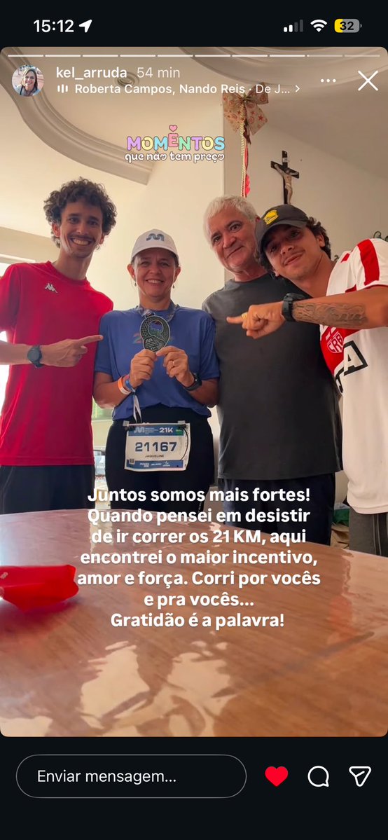 jm_scal's tweet photo. Mais uma conquista, meia maratona!!mãe você é meu exemplo, minha maior inspiração, eu te amo muito, juntos sempre fomos mais fortes, obrigado meu deus!!!! 😭😭❤️❤️🏁🏁🏃🏃🙏🏼🙏🏼 https://t.co/hmxexf6MKI