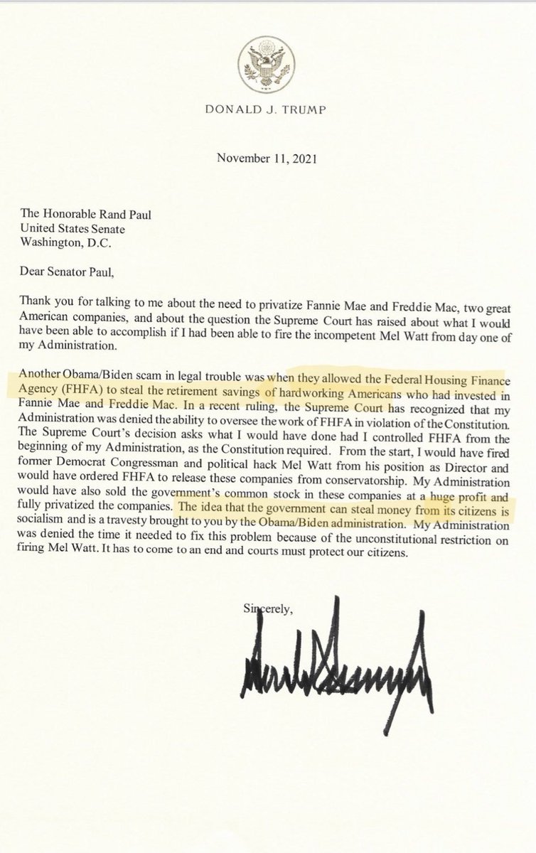 moreiraalf's tweet photo. @pulte Great news. Surely you can look into those Obama items now and also end the theft of retirement savings of hardworking Americans. https://t.co/AbykbUkKDY