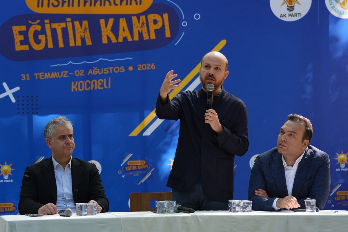 bilalerdogan_TR's tweet photo. İlim Yayma Vakfı Mütevelli Heyeti Başkanı Necmeddin Bilal Erdoğan, AK Parti Genel Merkez İnsan Hakları Başkanlığı tarafından bu yıl üçüncüsü düzenlenen İnsan Hakları Eğitim Kampı'na katıldı.

Programa, AK Parti Genel Başkan Yardımcısı ve İnsan Hakları Başkanı Hasan Basri Yalçın ile AK Parti Gençlik Kolları Genel Başkanı Yusuf İbiş de iştirak etti.