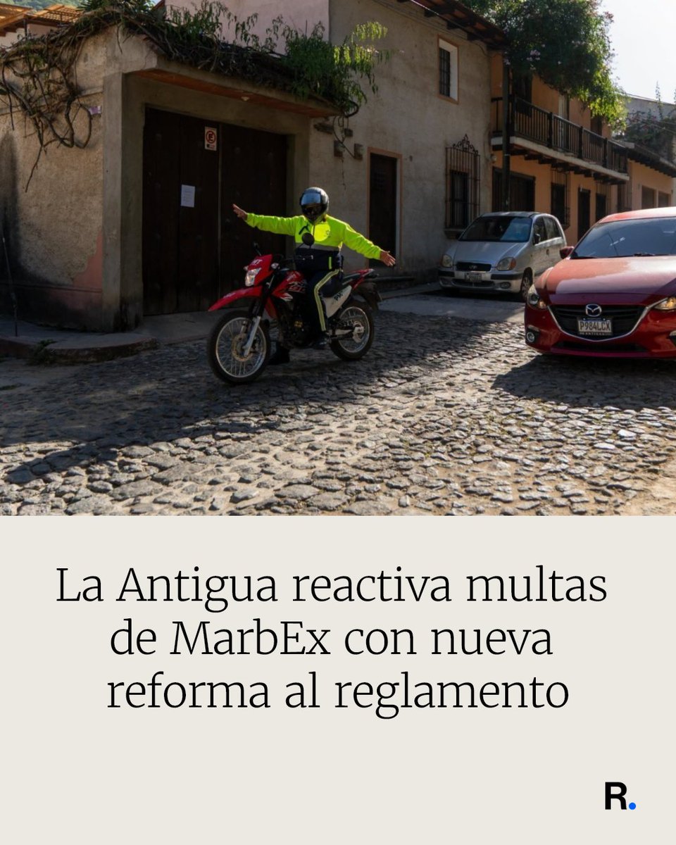 republicagt's tweet photo. 🚗⚖️ La Municipalidad de Antigua Guatemala reactivó las multas por el sistema MarbEx tras modificar nuevamente el reglamento, pese a que la CC había declarado inconstitucional la normativa anterior. La decisión abre un nuevo conflicto legal y ya genera señalamientos por un posible fraude de ley.

Lea más en https://t.co/qhnSLs0oRA