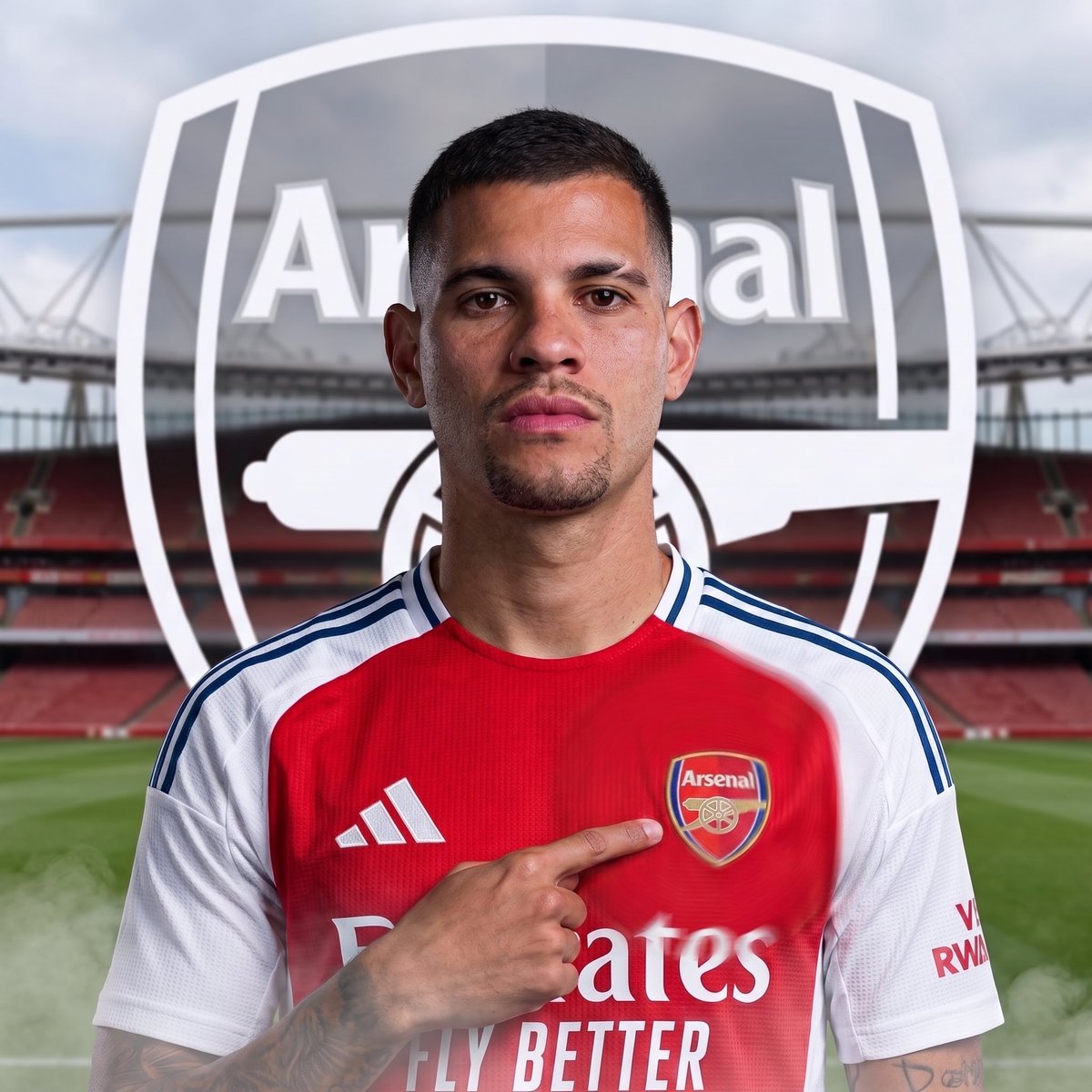 PurplePanel's tweet photo. 🚨Arsenal reach full agreement with Newcastle to sign Bruno Guimarães.

Total package worth up to £75M; fixed fee + performance-based add-ons now finalized following days of negotiations at ownership level.

Matthias Jaissle made a final attempt to keep Bruno, but was informed the player only wanted Arsenal after agreeing a 4yr contract + 1yr option.
 
Checkmate

#AFC @PurplePanel