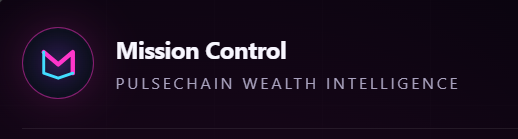 VillaNicholas89's tweet photo. 🚀 Mission Control is almost ready.

Over the past few months, I've been building something I believe the PulseChain ecosystem has been missing.

Not another portfolio tracker.
Not another analytics dashboard.
Mission Control is an AI-powered intelligence platform designed to help PulseChain investors make better decisions.

It doesn't just show you your portfolio—it works to understand it.

• Capital allocation
• Yield opportunities
• LP positions
• Farming rewards
• Risk exposure
• Daily actionable insights

The vision has always been bigger than a dashboard.
Mission Control is designed to learn. As more portfolios, protocols, and market activity are onboarded, the AI becomes more capable of understanding the PulseChain ecosystem and delivering increasingly valuable insights.

We're entering the final stage before public launch, and I'm excited for the community to help shape what comes next.

This is just the beginning.

Mission Control is being built to become the intelligence layer for PulseChain.

If you're building, investing, farming, or simply believe in the future of PulseChain, I'd love to have you along for the journey.

#PulseChain #PLS #PLSX #DeFi #CryptoAI #ArtificialIntelligence #Web3 #Crypto #PulseX #MissionControl

https://t.co/5pyTn8hb4B