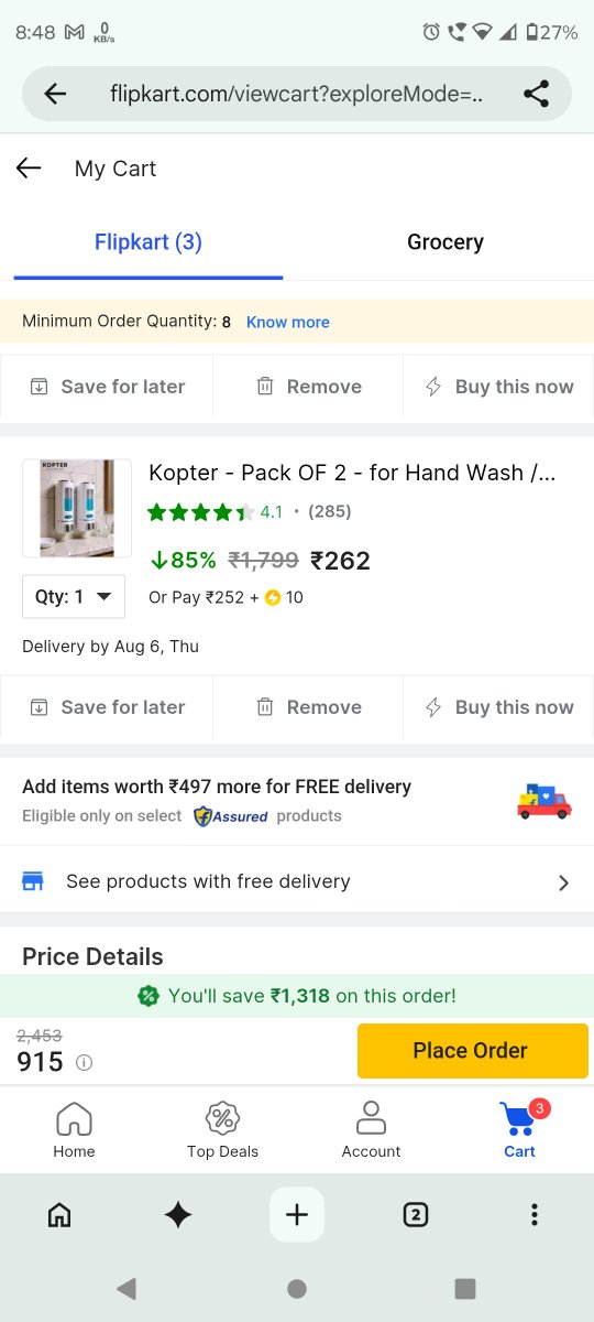 andy01k's tweet photo. @Flipkart @flipkartsupport how does total of these 3 becomes 915?? 
@consumerforum_ will you take any action? https://t.co/onth9ky3qR