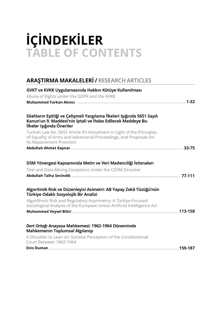 httlawreview's tweet photo. Hukuk, Teknoloji ve Toplum dergisi 1. sayısı yayımlandı.

Güncel hukuki ve sosyolojik tartışmalara odaklanan ilk sayımıza açık erişimle web sitemizden ulaşabilirsiniz: https://t.co/ke0XYrkNIY

#HukukTeknolojiToplum #AçıkErişim https://t.co/5qiYMauOVS