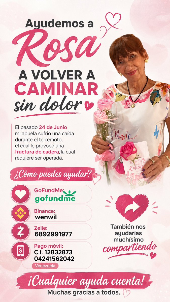 narkysandreinaa's tweet photo. Hola❤️‍🩹 me ayudarían muchísimo compartiendo, es mi abuelita cualquier ayuda cuenta🫶🏽

https://t.co/0C9PG0BmRM https://t.co/8VKYGiUJou