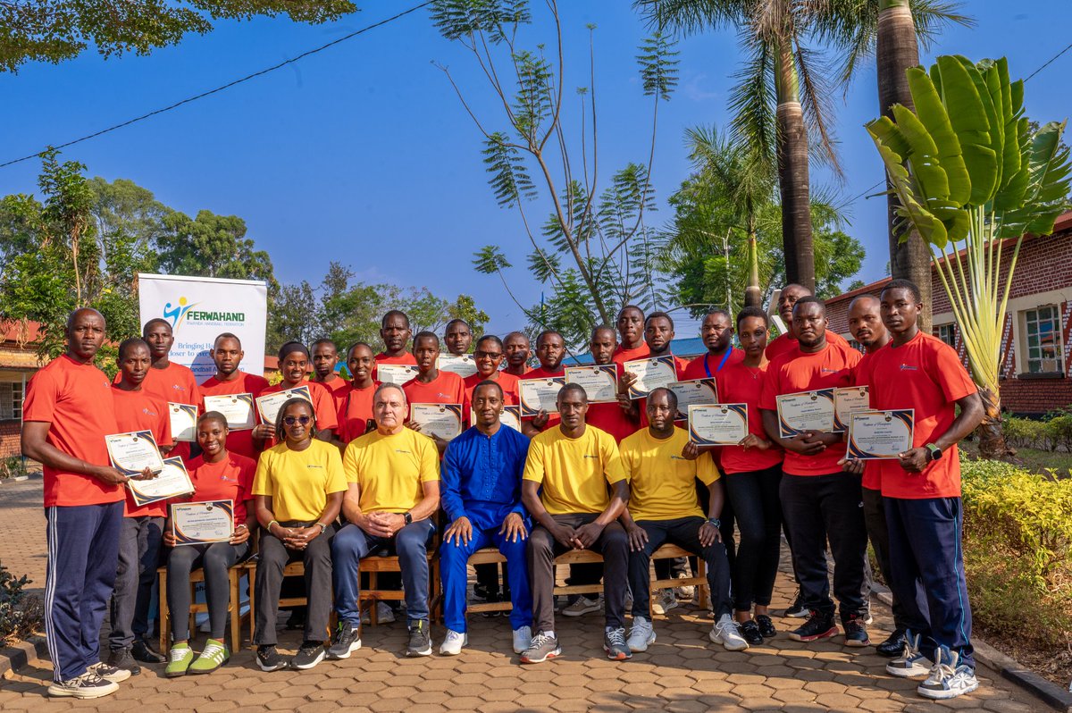FerwahandRwanda's tweet photo. The Eastern Province Handball Association, in partnership with the Rwanda Handball Association, completed a six-day training course on Coaching and Refereeing (Level 1). The training, held in @RwamaganaDistr, was led by National Teams Head Coach Hafedh Zouabi, and the closing ceremony was attended by the Secretary General of the Rwanda Handball Federation, Mr Tuyisenge Pascal ( @Tuyipas )
