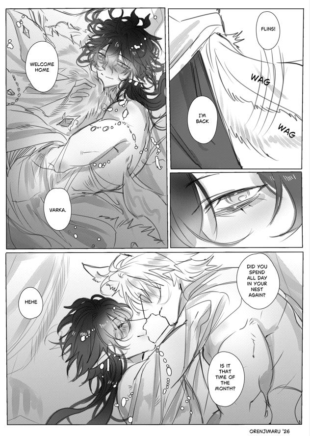 orenjimaru_2's tweet photo. #Varflins arranged fae marriage AU 
timeskip when they finally get their shit together lmao

Nesting (🔥🫃one page in the replies) https://t.co/8I0exIq4YL