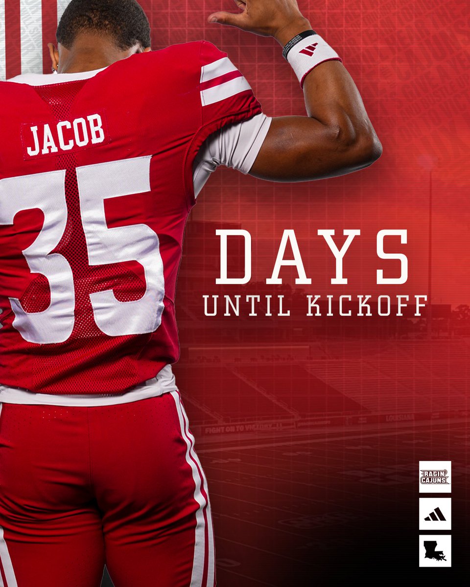 RaginCajunsFB's tweet photo. 5️⃣ more Saturdays until we Party in #TheSwamp ... be a part of the action by getting your Season Tickets TODAY!

🎟️ https://t.co/R0SJrjyjda

#cULture | #GeauxCajuns https://t.co/fofEIPK3Q5
