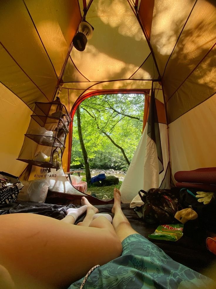 scrollpics's tweet photo. Camping is therapy for just about anything....🥰 https://t.co/n2QcKFTjP8