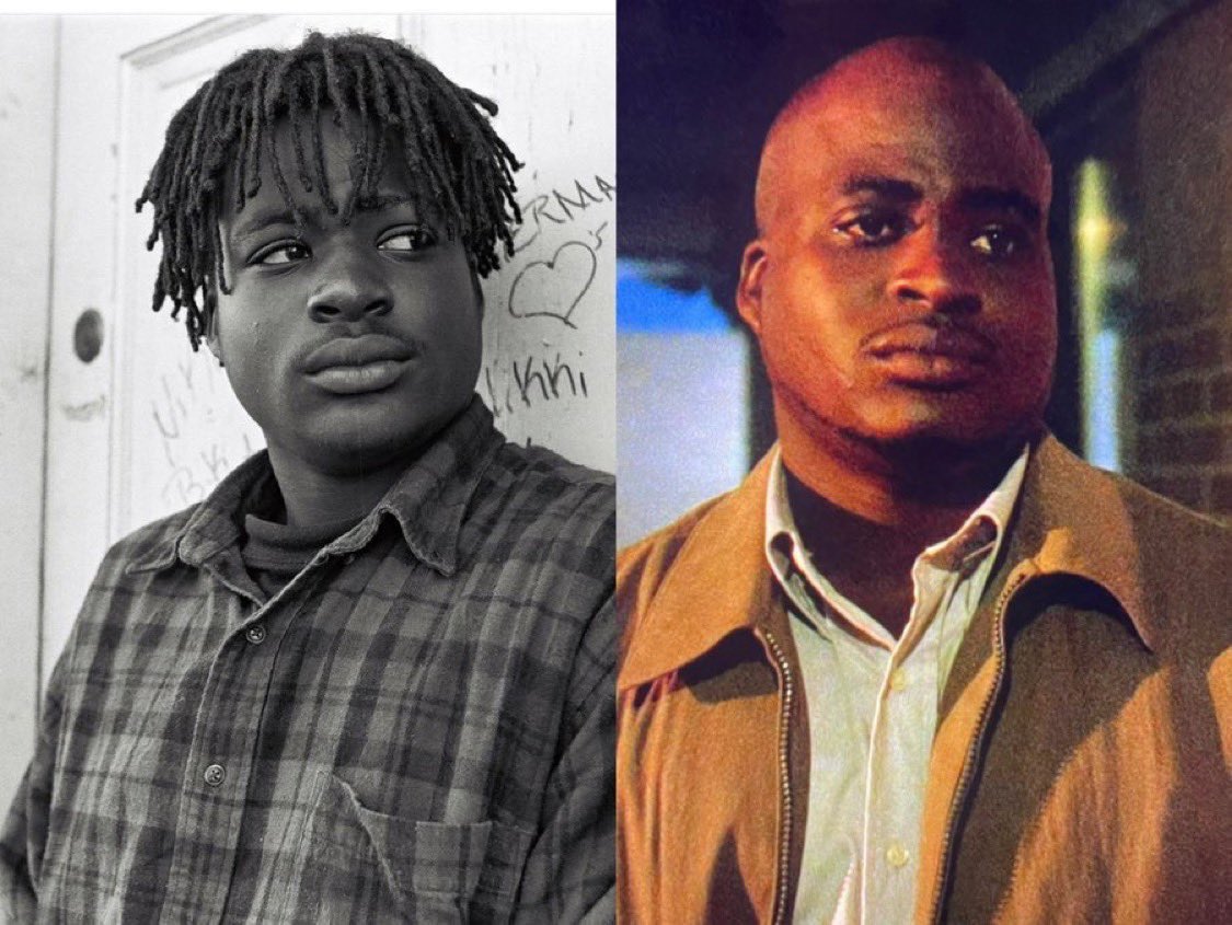 Ziggys_Duck's tweet photo. Remembering DeAndre McCullough, who passed away 14 years ago today. His story as a 15 year old drug dealer was told by David Simon &amp; Ed Burns in the book ‘The Corner.’ DeAndre also portrayed Lamar on #TheWire. DeAndre Lamar McCullough: May 23, 1977 - August 1, 2012. Baltimore. https://t.co/puc3syEV3K