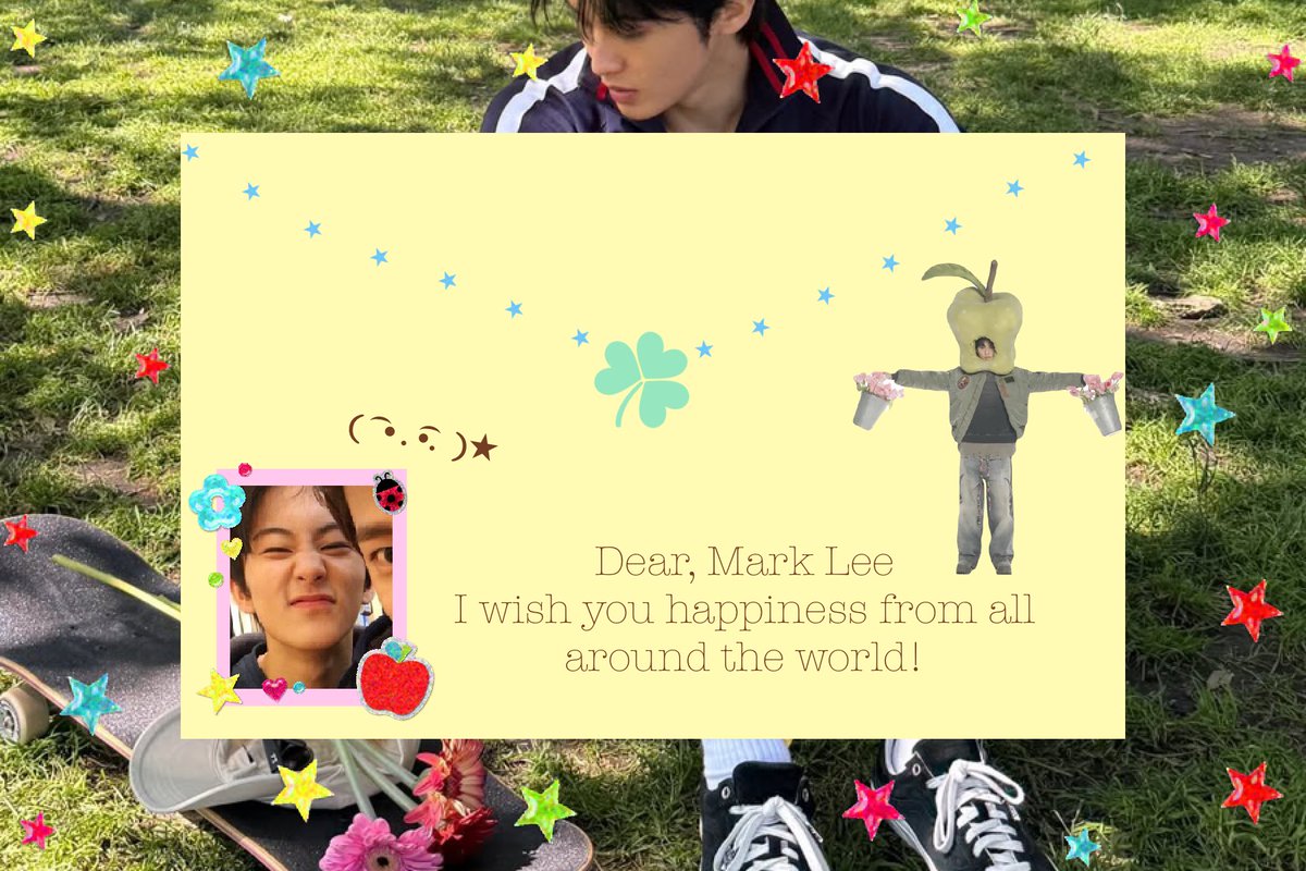 greenielovelove's tweet photo. Happy birthday 🐯💘 
I wish you all the best! 늘 사랑합니당 much love (  ͡•. •͡.  )★

#오랜내여름민형아생일축하해
#AlwayswithMarkLee #마크리 https://t.co/VWk9QyJgYL