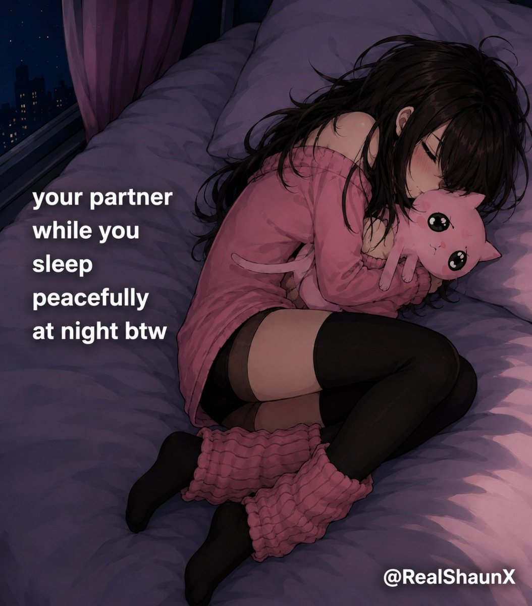 RealShaunX's tweet photo. Your partner while you sleep peacefully at night btw. https://t.co/R3hHp3Dm02