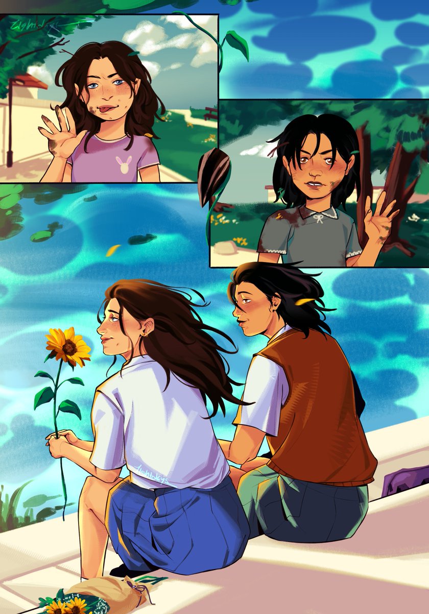 1ightdays_'s tweet photo. when something blooms in your heart 💘,🌻

D7- Friends to Lovers
#AAAFluffWeek2026
@aaafluffweek https://t.co/1j5tLl4NEz