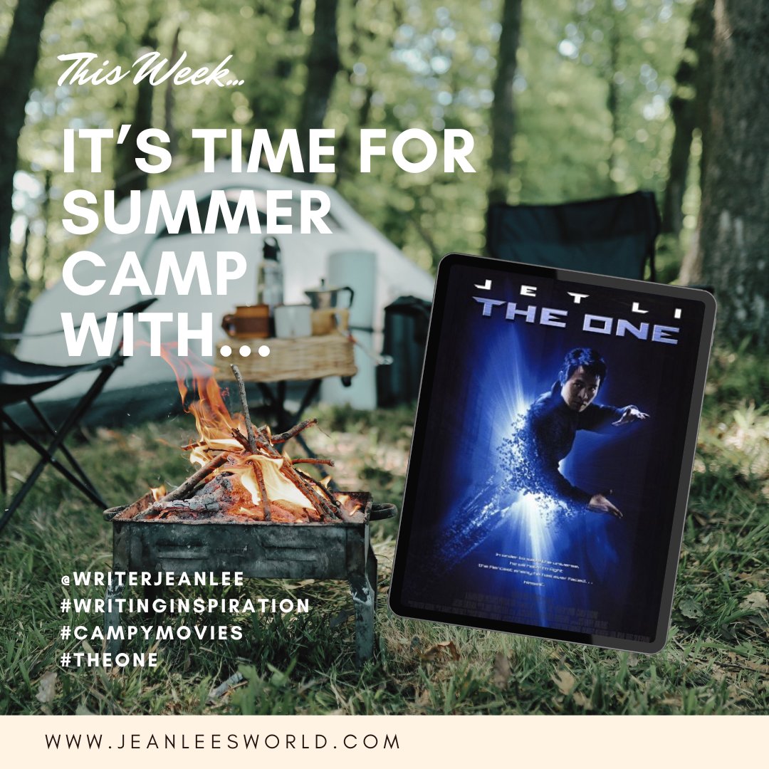 jeanleesworld's tweet photo. We've got time for one last #summeradventure, my #writing friends. How about a little #scifi and #martialarts with #jetli?
"A Trip to Summer Camp with...The One!"
#writingtips #campymovies #writingcommunity #scifimovies #writingscifi https://t.co/3wbVhQE3Ir via @jeanleesworld https://t.co/ZMq6MIXaHE