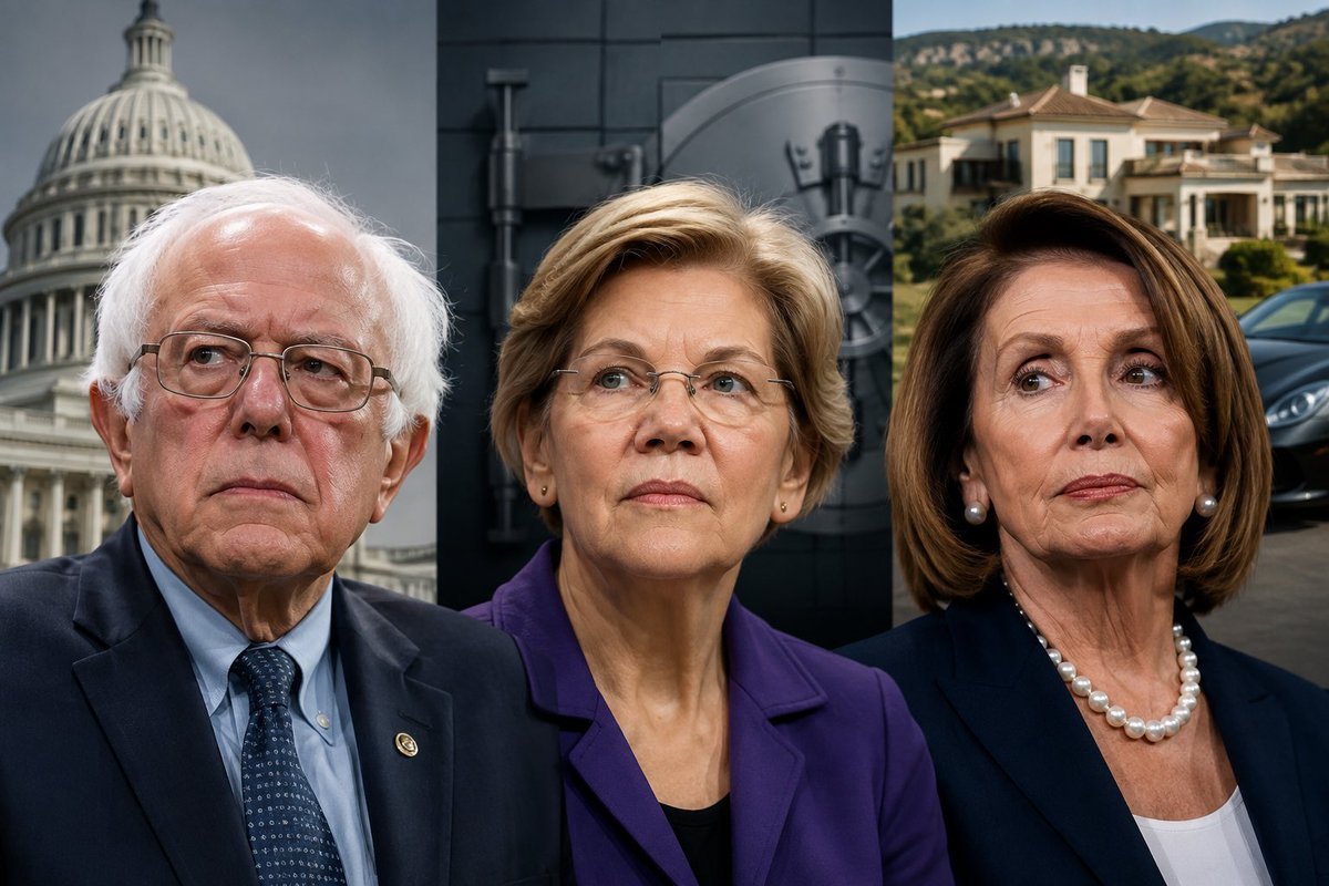 GuntherEaglemeg's tweet photo. I understand how Elon Musk built his fortune. 

What I still don’t understand is how Bernie Sanders, Elizabeth Warren, and Nancy Pelosi became millionaires on a salary of ~ $175,000 a year. https://t.co/SRs6VrrD0m