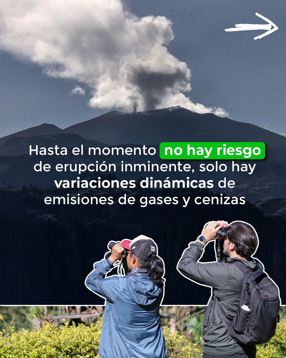 GobCauca's tweet photo. 📌 Seguimos informando de manera oportuna y permanente sobre el estado del volcán Puracé.

ℹ️🗻 Frente a la reciente actividad volcánica, compartimos datos y recomendaciones claves para el cuidado de las familias caucanas y las comunidades. https://t.co/1malo5tAxb