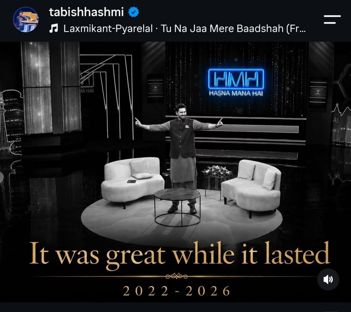 GKamranKhan's tweet photo. تابش ہاشمی کا پروگرام بند۔
@Tab_Hash_Me https://t.co/JFzvoahSyA