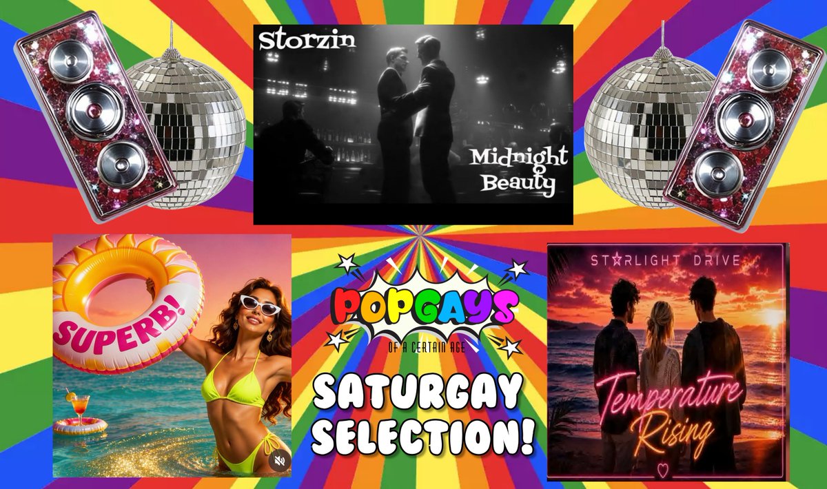 PopGays's tweet photo. The @PopGays boys have been busy creating some bops for your listening pleasure.
Give 'em a stream!
@jasonstorzin 
https://t.co/N3DBHAahzb
#starlightdrive 
https://t.co/NtM9oe1OwV
And #crystalle 
https://t.co/B0m0KgQuKz
#NewMusic2026 https://t.co/ZK9UtOo0TV