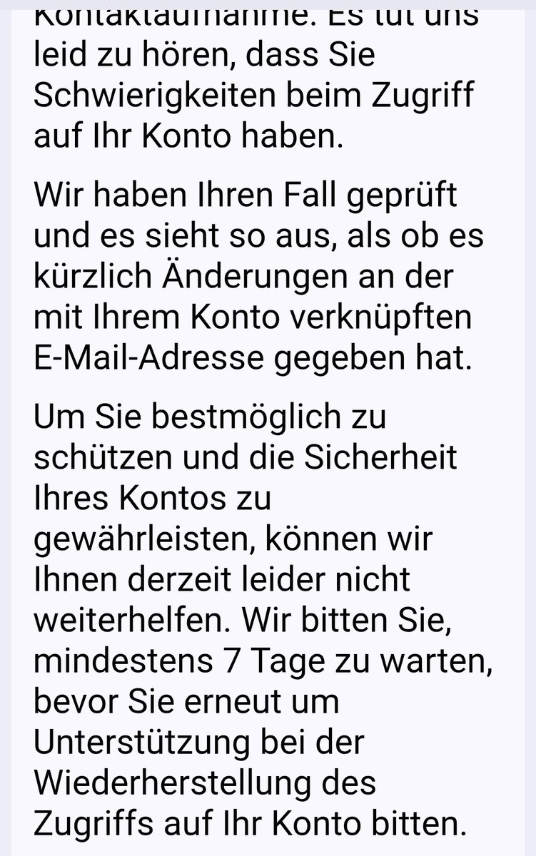webaxvita's tweet photo. #Update: Ich möchte ja nicht groß rumheulen wegen meines vor zwei Wochen gehackten Accounts @rebew_lexa. Dass der X @Support nicht zu den Schnellsten gehört, wissen wir ja alle. 
Aber die Antwort, die ich eben bekommen habe, muss ich euch unbedingt zeigen: Wenn es darum geht, Accounts zu sperren, geht das blitzschnell – aber bei einem gehackten Account können sie mir angeblich nicht helfen?