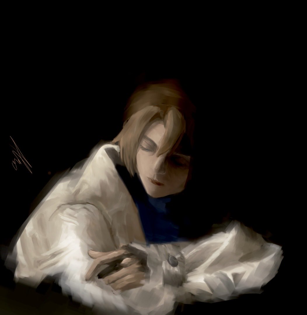 Illuvflowers's tweet photo. Light study with Albedo hehe #genshinimpact #albedo https://t.co/9IRKI7GR5g