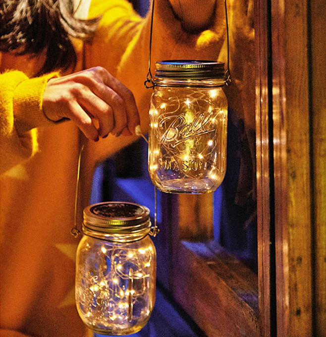 KelliH52663's tweet photo. Just upcycled an old mason jar into a dreamy string light lantern—zero cost, all cozy vibes for my tiny balcony! https://t.co/7qZW4oaOQf